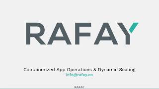 Containerized App Operations & Dynamic Scaling