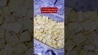 Firecrackers Recipe (spicy ranch flavored crackers)