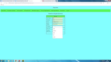 AQA A level computer science NEA pt.7 Hairdresser sign up validation