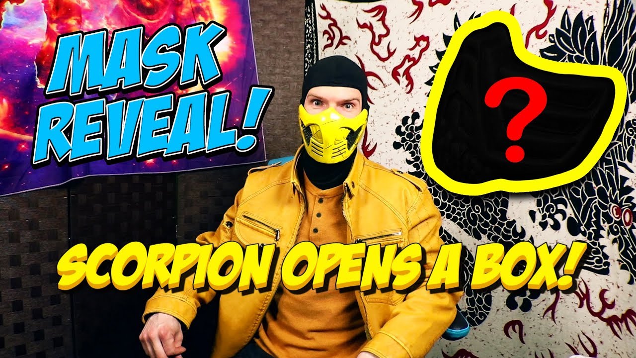 Scorpion Opens A Box! A New Mask Unboxing! (mask by Darb Designz) | MKX PARODY!
