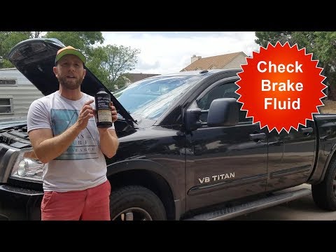 How to Check or Add Brake Fluid- Nissan Titan