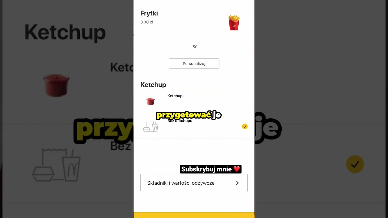 Jak sprawić, żeby Mcdonalds był zdrowszy🍟?