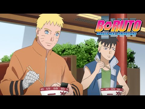 Naruto and Kawaki at Ichiraku! | Boruto: Naruto Next Generations