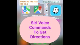 How to get driving directions using Siri Voice Commands? screenshot 3