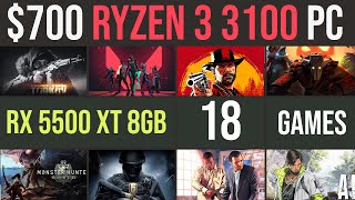 Ryzen 3 3100 | RX 5500 XT test in 18 games | 1080p