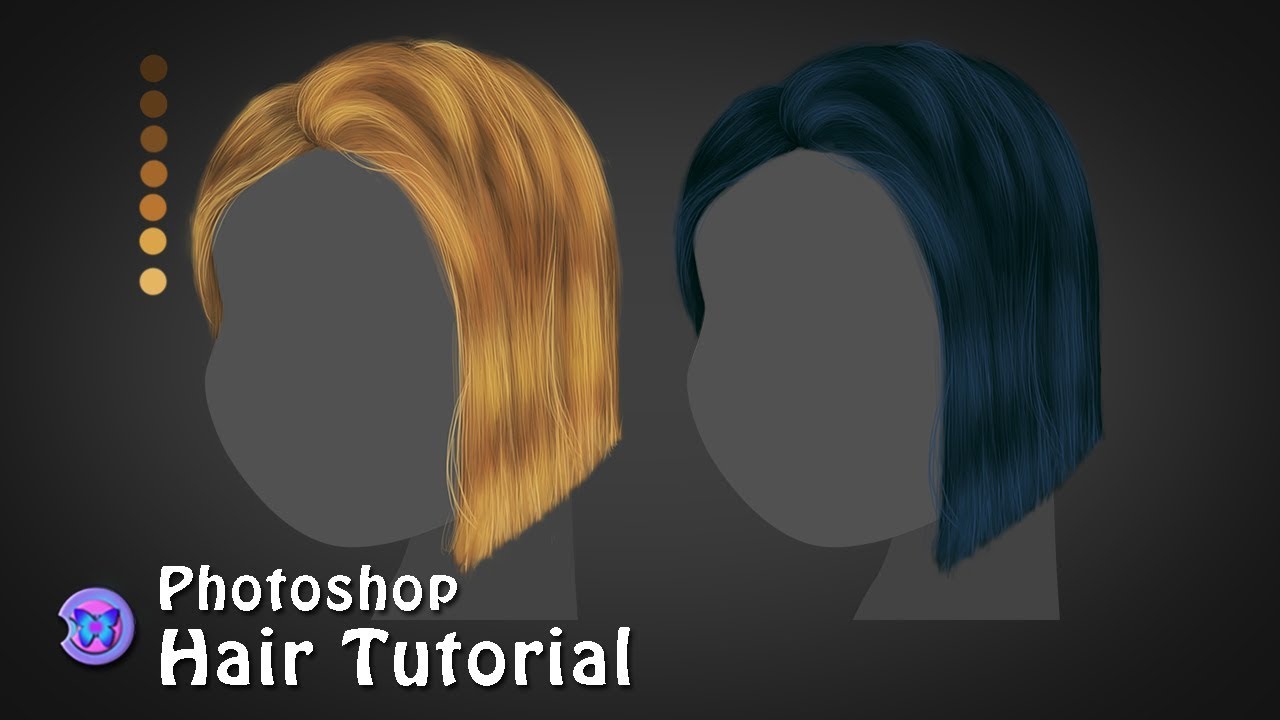 Digital Painting Tutorial For Adults How To Paint Hair In