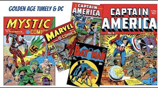 HUGE GOLDEN AGE TIMELY HAUL | Captain America | Vision | Batman | Superman