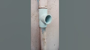 joint T pvc pipe using tips #plumbing #diy #plumbingtips #plumber #pvc #pipe #work