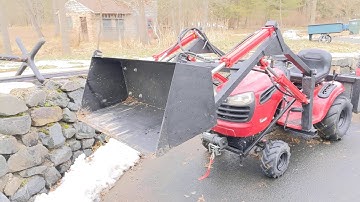 Front-end Loader on a Lawn Tractor, What I Learned