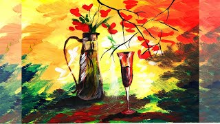 видео: Как нарисовать натюрморт гуашью. Как нарисовать осень. Интерьерная картина осень. Осень в интерьере. картинка: Как нарисовать натюрморт гуашью. Как нарисовать осень. Интерьерная картина осень. Осень в интерьере.