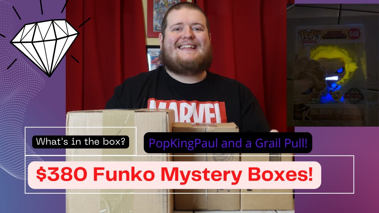 $380 Funko Mystery Boxes! PopKingPaul with the Grail Pull!
