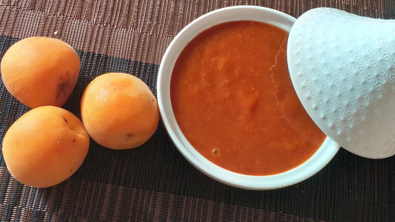 مربى المشمش صحي بدون سكر مع طريقة الإحتفاظ به لأطول مدة بدون مواد حافظة