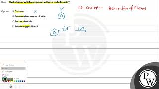 Hydrolysis Of Which Compound Will Give Carbolic Acid?...