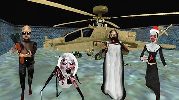 Granny Uptopian Unofficial Helicopter Escape Full Gameplay