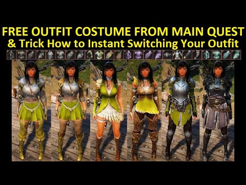 Free Outfit Costume From Main Quest & Trick to Instant Switching Your Outfit (Timestamp Available)