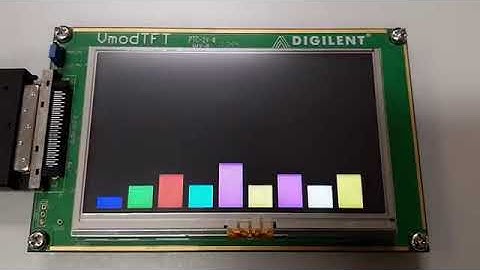 FPGA LCD animation: Music equalizer