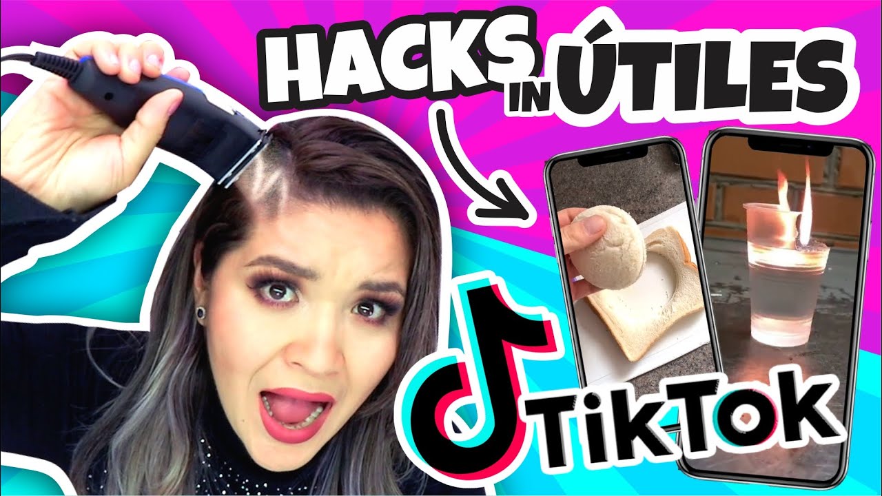 Probé los HACKS VIRALES mas inUTILES y VIRALES de TIKTOK ⭐ Así o más fácil
