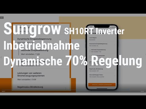 Shinetech Tutorial: Sungrow Hybrid Inverter SH10RT Einrichtung + Dynamische 70% Regelung