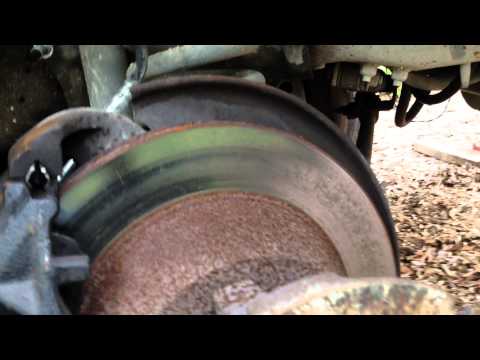 How do you replace the brakes on a Ford F-350?