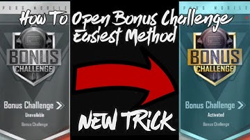 How To Get Bonus Challenge In Pubg Mobile  | How To Activate Bonus Challenge In Pubg Mobile