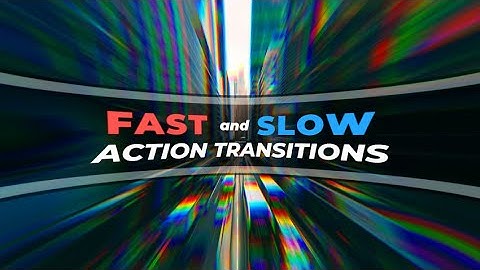 Action RGB Distortion Transitions Premiere Pro Templates