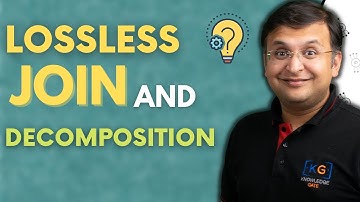 4.16 Lossless Join Decomposition in DBMS in HINDI Part-1