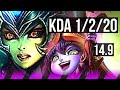 NAMI &amp; Lucian vs LULU &amp; Twitch (SUP) | Rank 3 Nami, 1/2/20, Rank 29 | EUW Challenger | 14.9