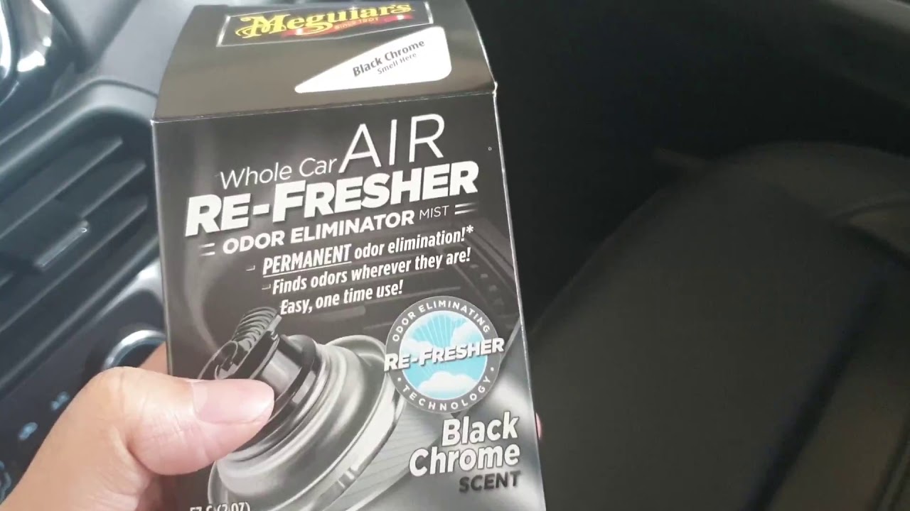video Dung dịch vệ sinh khử khuẩn dành lạnh thơm xe Meguiar’s Air Re-Fresher
