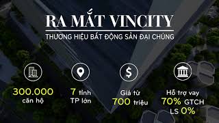 Sắp ra mắt Vincity - Thương hiệu bất động sản đại chúng