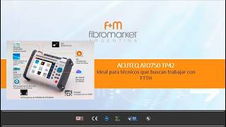 Diagnostico de Redes FTTH con OTDR ACUTEQ ATO-750 TP42: Ejemplo practico con múltiples splitters.