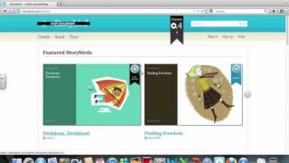 Storybird Tutorial Part 1