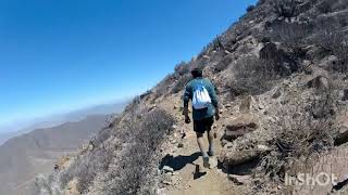 Cerro Juan Soldado trail run-travesia