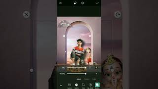 Ganesh Chaturthi photo editing in PicsArt #shorts screenshot 3