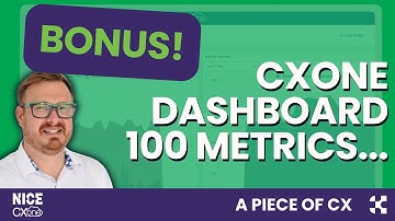 BONUS! A Piece of CX: Nice CXone Mpower Mega Dashboard Metric!!!!