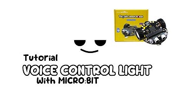 Tutorial microbit - Voice control lights