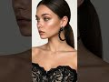 Cercei Rotunzi Creole negre din perle negre negre si cercei ear cuff negru #pearl #swarovski