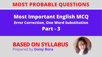 Most Important English Questions for Assam Police || PNRD || Secretariat