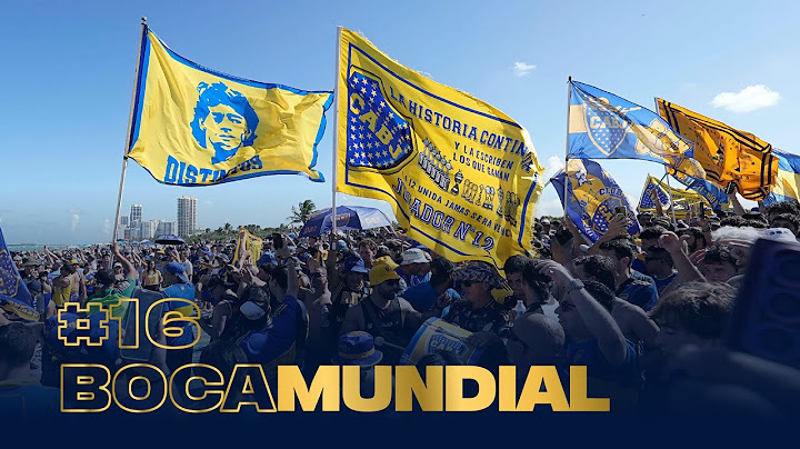 BANDERAZO EN VIVO del HINCHA de BOCA en MIAMI | BOCA MUNDIAL