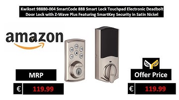 Kwikset 98880-004 SmartCode 888 Smart Lock Touchpad Electronic
