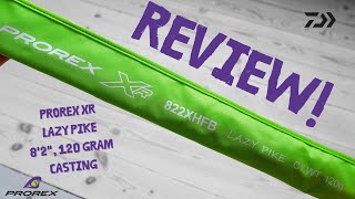 Recension av Lazy Pike, Prorex XR (spinn, 8'2", 120 gram) från Daiwa, Subtitles