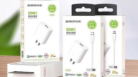 KHUI HỘP BỘ SẠC BOROFONE CD5 50W (TPYE-C)