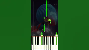 COSMOBUG TRANSFORMATION SONG EASY Piano Tutorial Shorts 