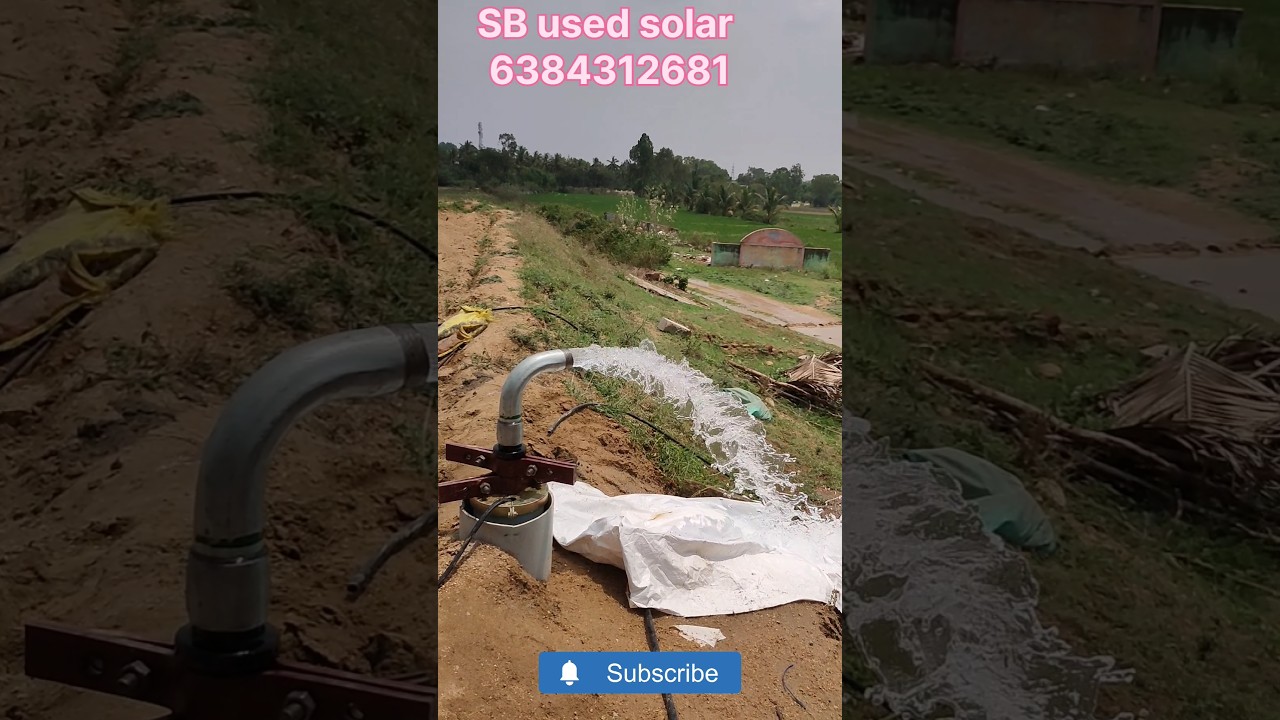7.5 solar water pumb installation tamil/ low price solar panel sale in tamil nadu
