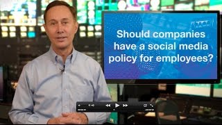 Featuring your answers: Should companies have a social media policy for employees?