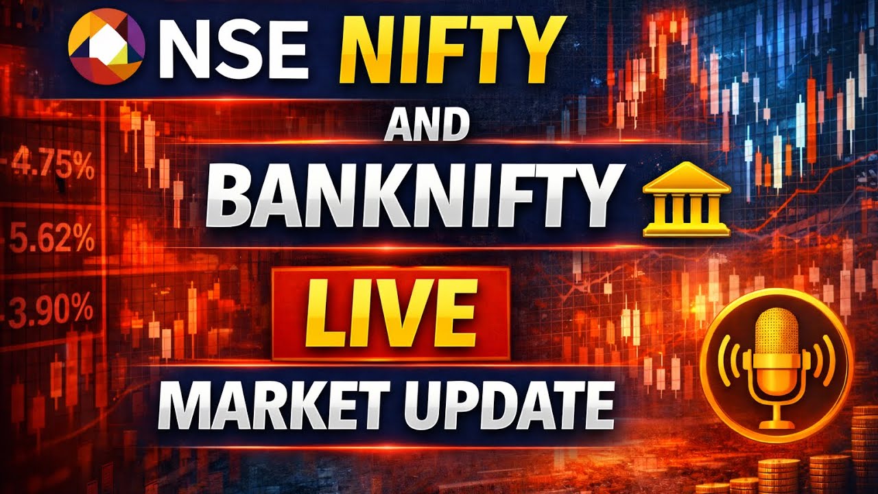 Nifty and Banknifty imp update at 01:30 PM 07 Jan I  very imp live market update 