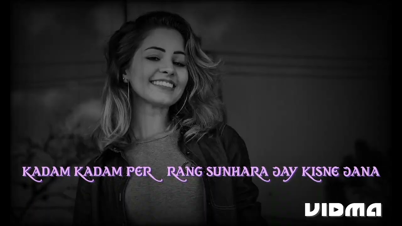 SONG  kadam kadam par rang sunehrakadam kadam par rang sunehra ye kisne bikhra trading new song