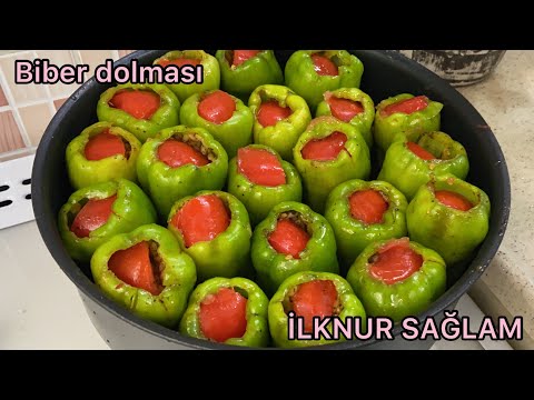 Biber Dolması Nasıl Yapılır?💯 Biber Dolmasını Birde Benim Tarifimle Deneyin/Dolma Tarifi