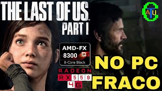 SAIU UPDATE!😱 UNCHARTED FINALMENTE JOGÁVEL NO PC FRACO FX 8300 E RX 550😬