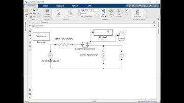 Introduction to Simulink: simulating a simple electric circuit with Simulink and MATLAB