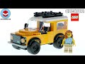 LEGO Creator 40650 Land Rover Classic Defender - LEGO Speed Build Review